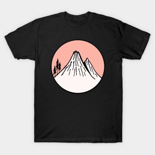 Mountains Sketch V10 T-Shirt